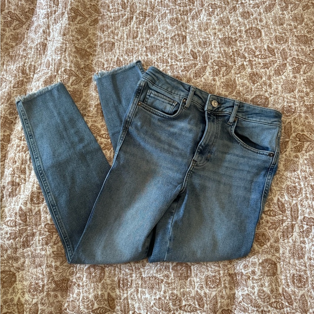 Free People Blue Skinny Jeans